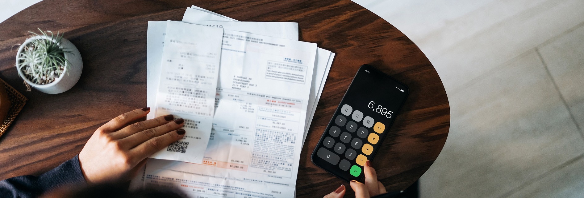 Sales data visualized in a graph.